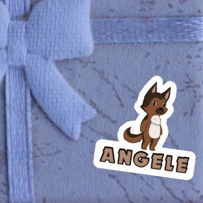 Angele Sticker Deutscher Schäferhund Laptop Image