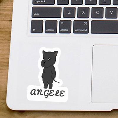 Sticker Angele Riesenschnauzer Laptop Image