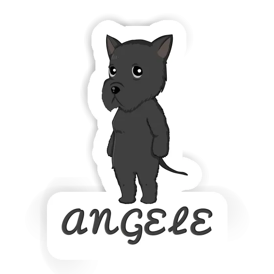 Sticker Angele Riesenschnauzer Gift package Image