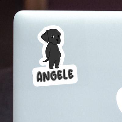 Autocollant Labrador Retriever Angele Laptop Image