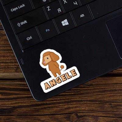 Sticker Angele Poodle Laptop Image