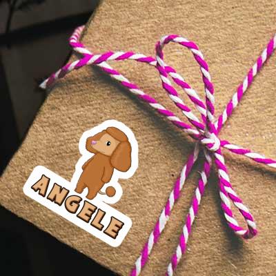 Poodle Sticker Angele Gift package Image