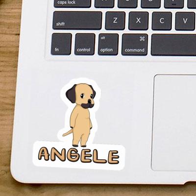 Rhodesian Ridgeback Aufkleber Angele Laptop Image