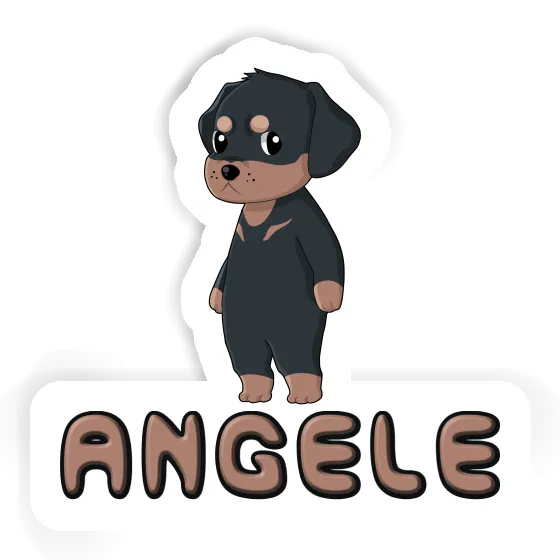 Rottweiler Sticker Angele Image