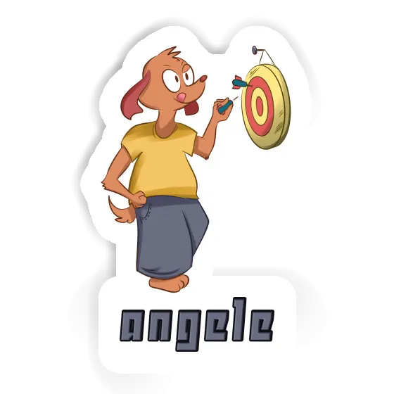 Angele Sticker Dog Image