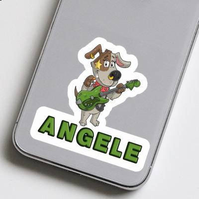 Guitarist Sticker Angele Notebook Image