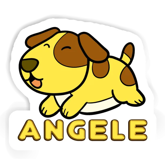 Autocollant Chien Angele Notebook Image