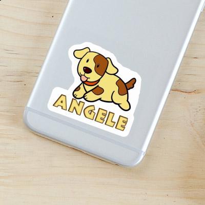 Hund Aufkleber Angele Image