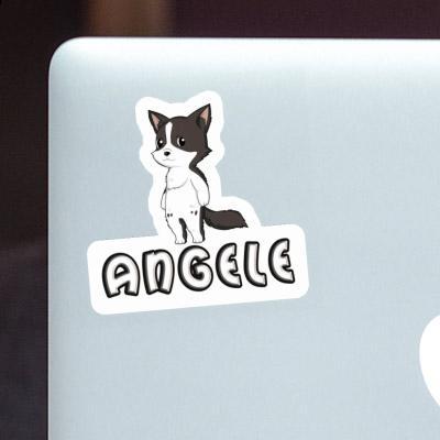 Sticker Border Collie Angele Laptop Image