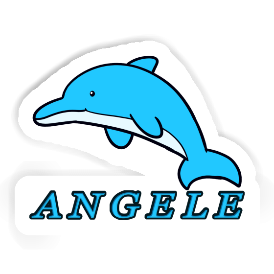 Angele Sticker Dolphin Notebook Image