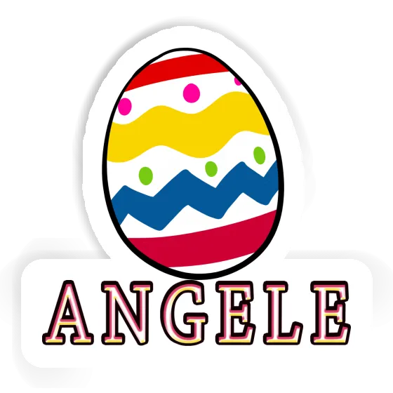 Sticker Angele Easter Egg Notebook Image