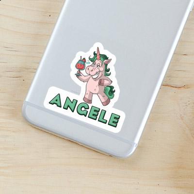 Angele Sticker Party-Einhorn Image