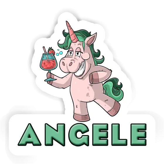 Angele Sticker Party-Einhorn Notebook Image