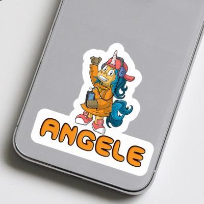 Sticker Angele Hip-Hop Einhorn Gift package Image