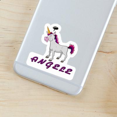 Autocollant Licorne Angele Notebook Image