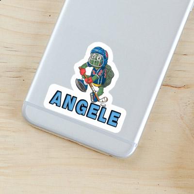 Aufkleber Hockeyspieler Angele Notebook Image