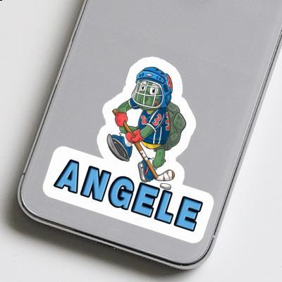 Angele Sticker Hockey Player Gift package Image