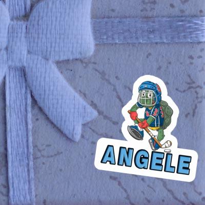 Angele Sticker Hockey Player Gift package Image