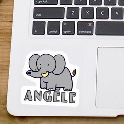 Elefant Sticker Angele Notebook Image