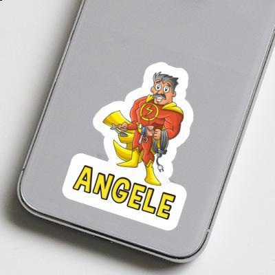 Sticker Elektriker Angele Laptop Image