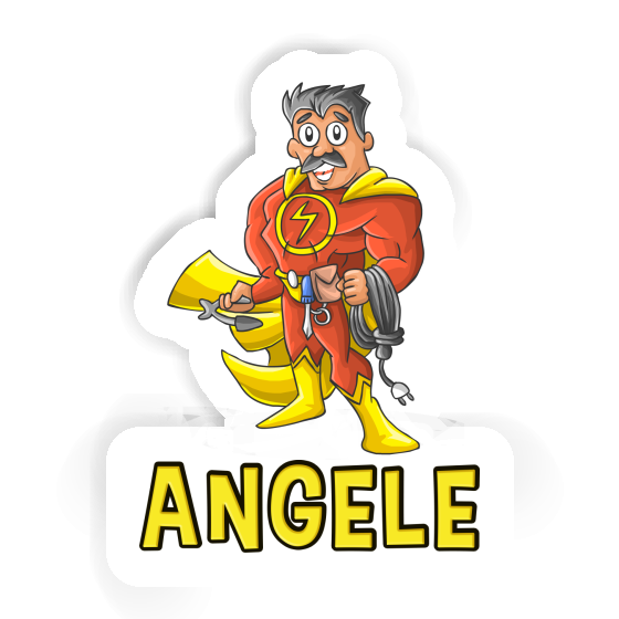 Sticker Angele Electrician Notebook Image