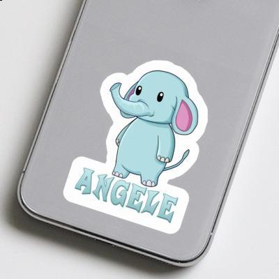 Elefant Sticker Angele Notebook Image