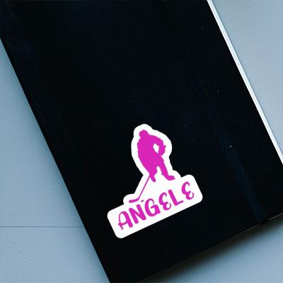 Autocollant Angele Joueuse de hockey Image