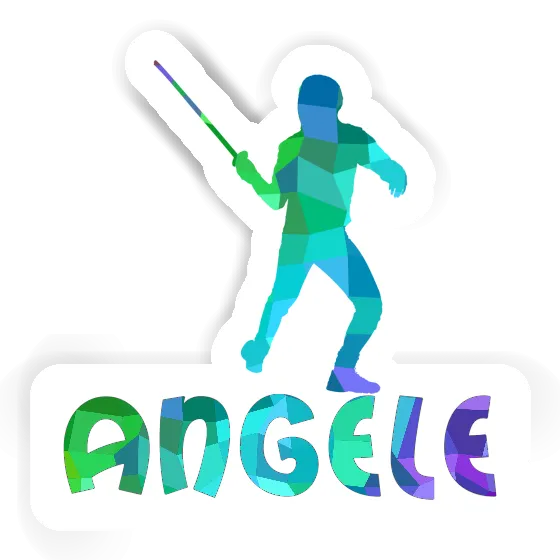 Fencer Sticker Angele Gift package Image