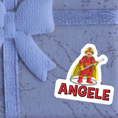 Firefighter Sticker Angele Image