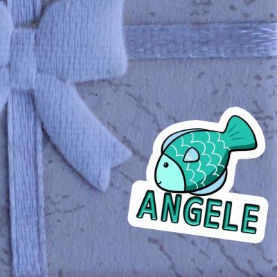 Aufkleber Fisch Angele Gift package Image