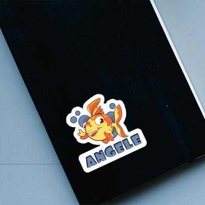 Angele Aufkleber Fisch Laptop Image