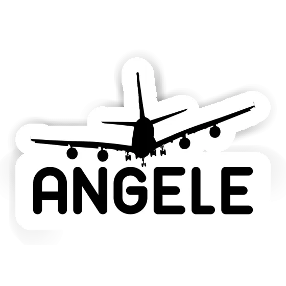 Angele Aufkleber Flugzeug Image