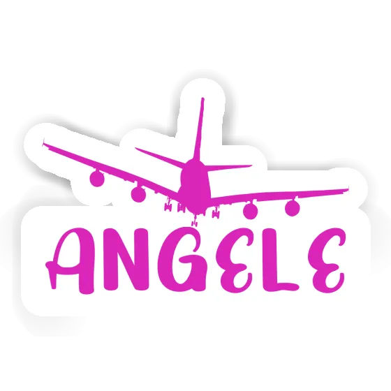 Airplane Sticker Angele Image