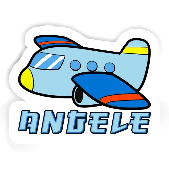 Sticker Angele Flugzeug Gift package Image