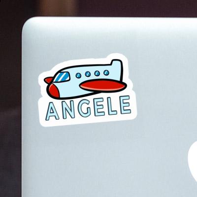 Sticker Angele Flugzeug Gift package Image