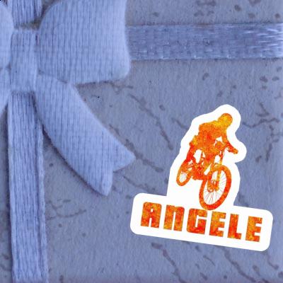 Sticker Freeride Biker Angele Notebook Image