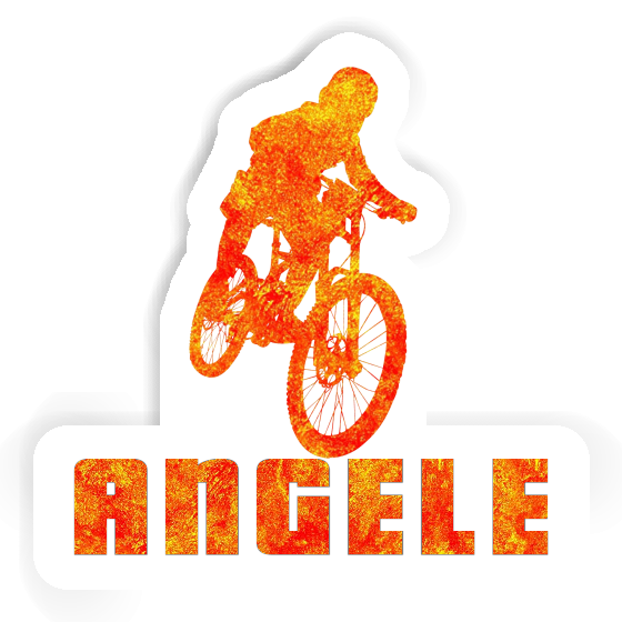 Sticker Freeride Biker Angele Laptop Image