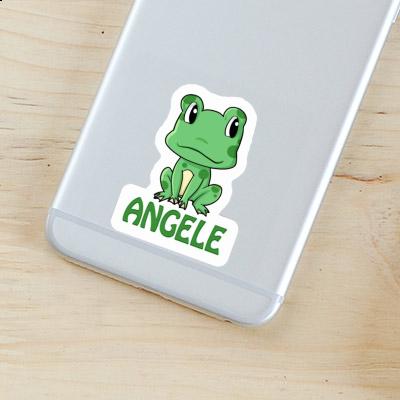 Angele Sticker Frog Laptop Image