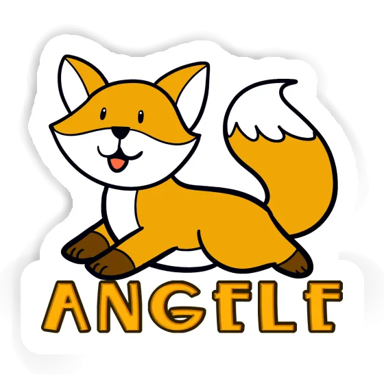 Angele Sticker Fox Laptop Image