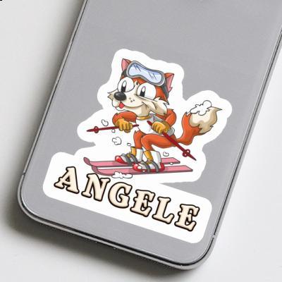 Skieur Autocollant Angele Gift package Image