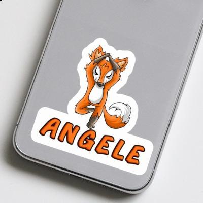 Angele Sticker Yoga Fox Gift package Image