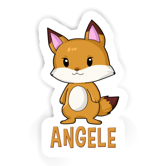 Fox Sticker Angele Laptop Image