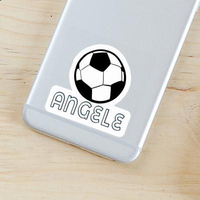 Soccer Sticker Angele Laptop Image