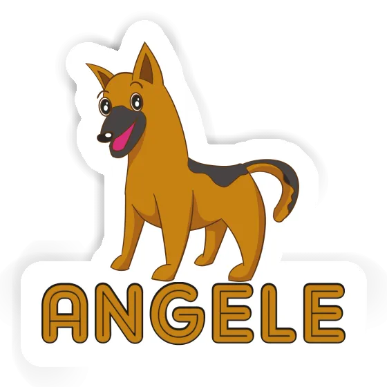 Angele Sticker German Shepherd Gift package Image