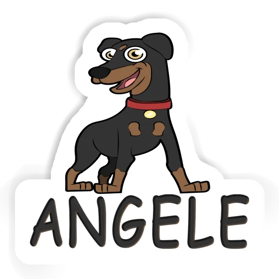 Autocollant Angele Pinscher Laptop Image