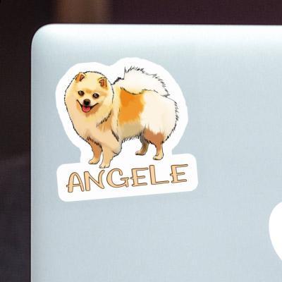 Sticker German Spitz Angele Laptop Image