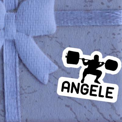 Sticker Weightlifter Angele Image