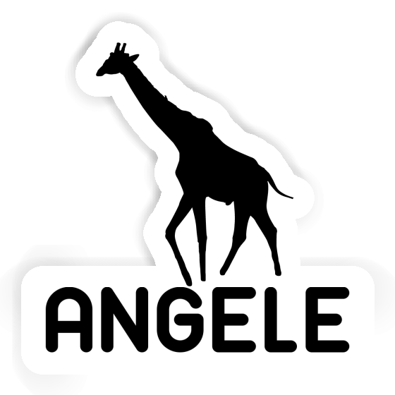 Angele Sticker Giraffe Laptop Image