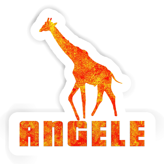 Angele Sticker Giraffe Laptop Image