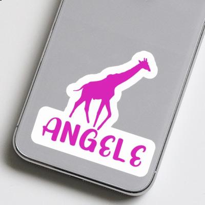 Giraffe Sticker Angele Notebook Image